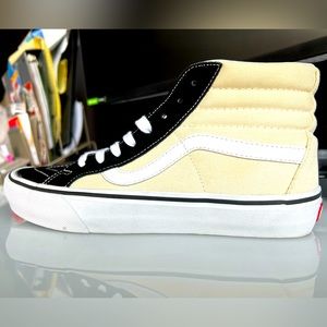 Vans Sk8-Hi Pro (50th) 87 BIk/ClassicWht mens size 8.5 only worn once!